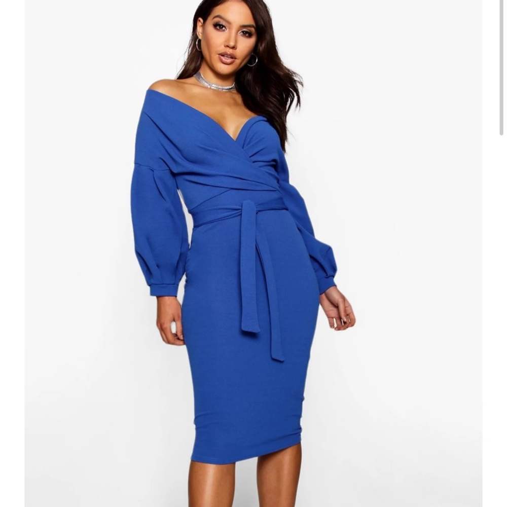 Brand new BOOHOO midi dress